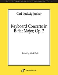 Keyboard Concerto in B-flat Major, Op. 2 Study Scores sheet music cover